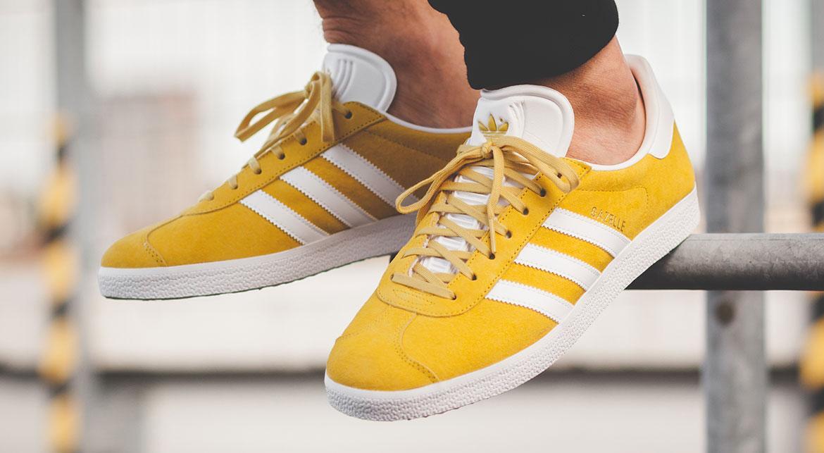 Adidas cheap gazelle yellow